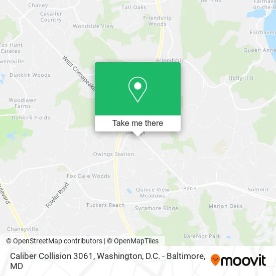 Caliber Collision 3061 map