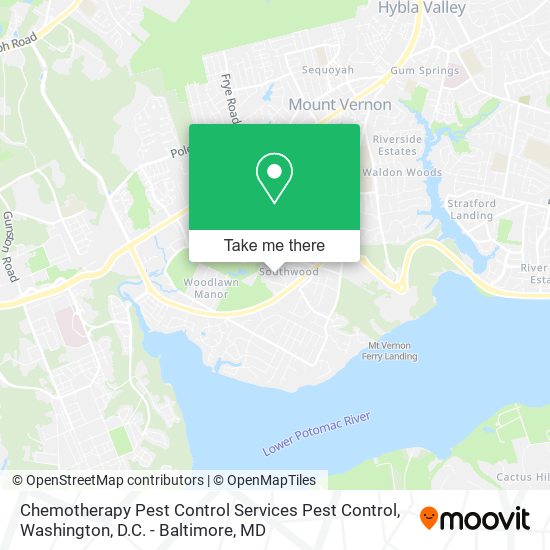 Chemotherapy Pest Control Services Pest Control map