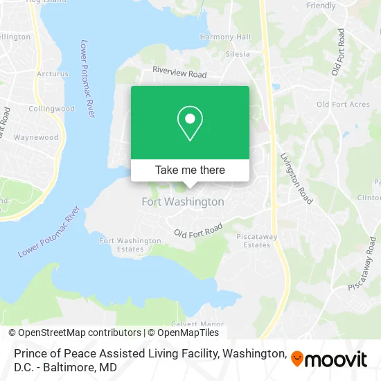 Mapa de Prince of Peace Assisted Living Facility