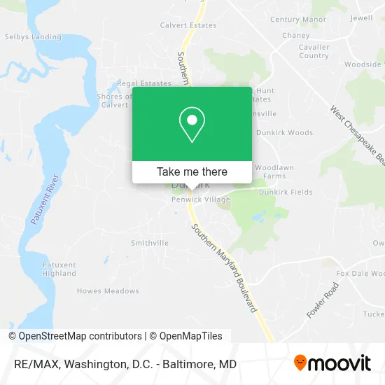 RE/MAX map
