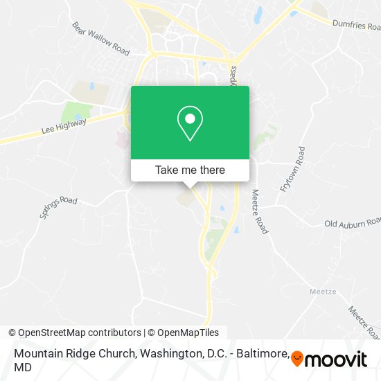 Mapa de Mountain Ridge Church