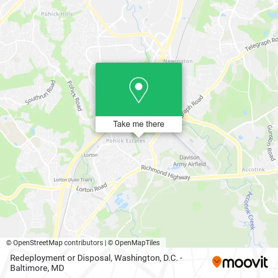 Redeployment or Disposal map