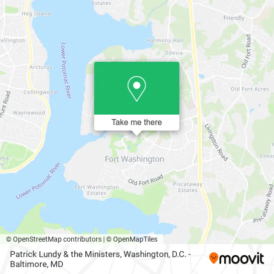 Mapa de Patrick Lundy & the Ministers