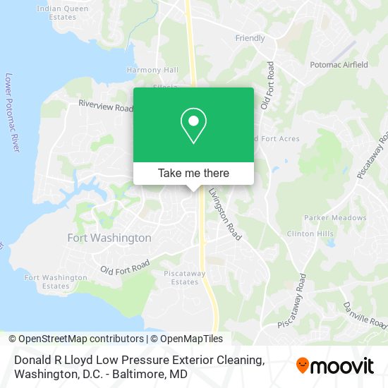 Donald R Lloyd Low Pressure Exterior Cleaning map