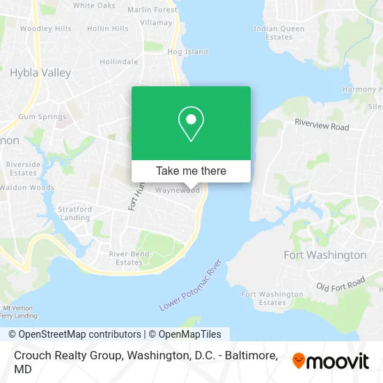 Crouch Realty Group map