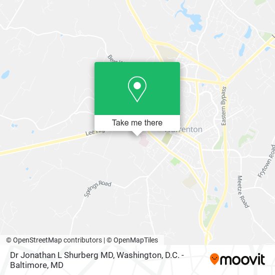 Dr Jonathan L Shurberg MD map