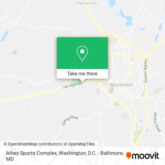 Athey Sports Complex map