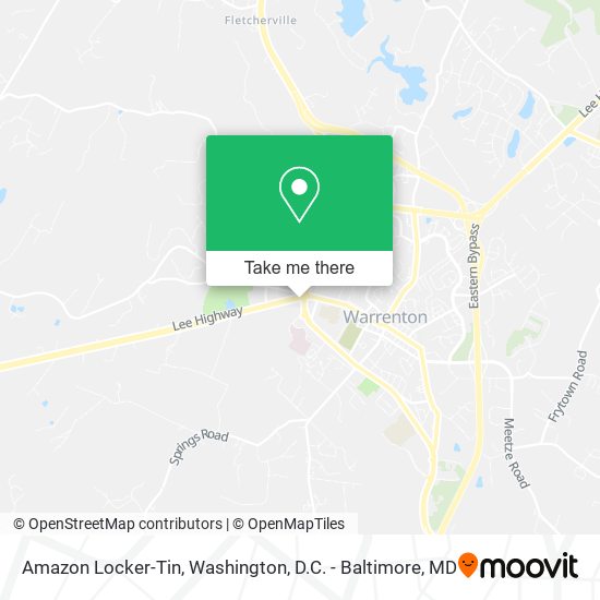Mapa de Amazon Locker-Tin