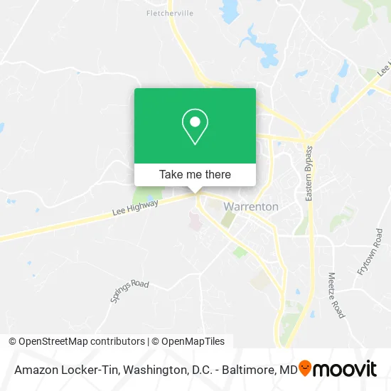 Amazon Locker-Tin map