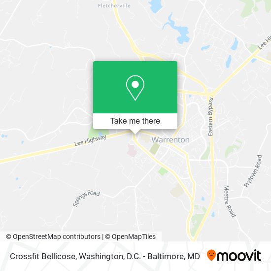 Crossfit Bellicose map