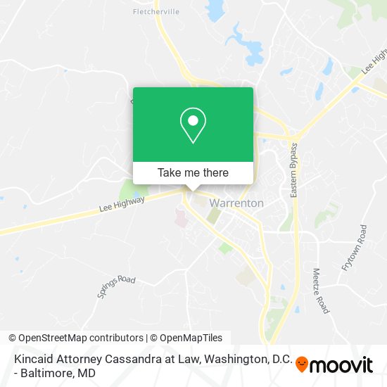 Kincaid Attorney Cassandra at Law map