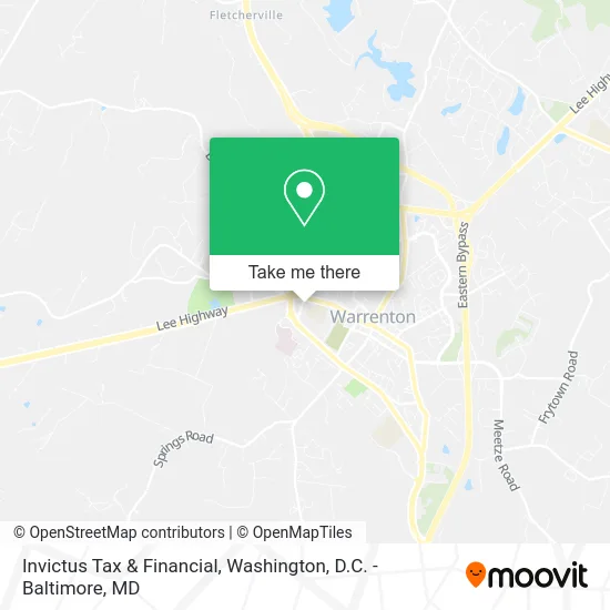 Invictus Tax & Financial map