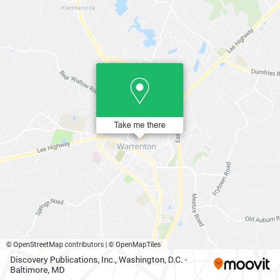 Discovery Publications, Inc. map