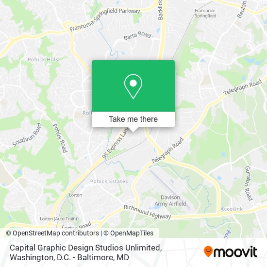 Capital Graphic Design Studios Unlimited map