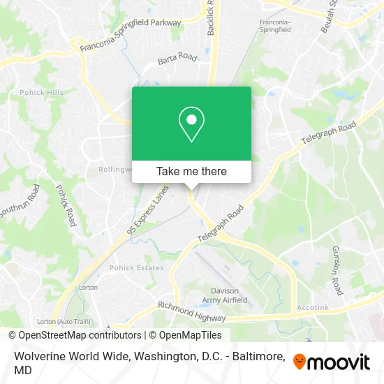 Wolverine World Wide map