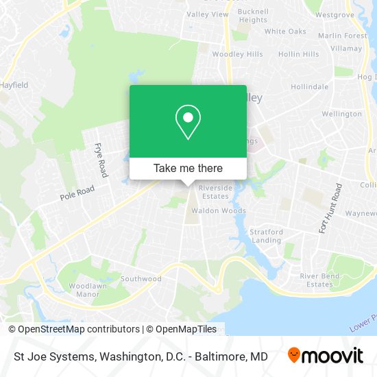 St Joe Systems map