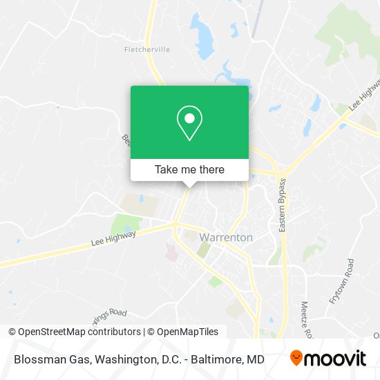 Mapa de Blossman Gas
