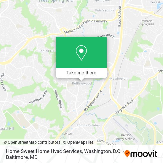 Home Sweet Home Hvac Services map