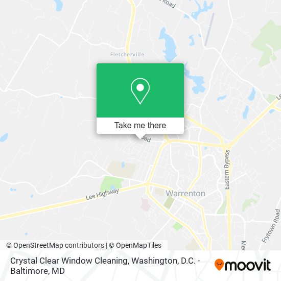 Crystal Clear Window Cleaning map