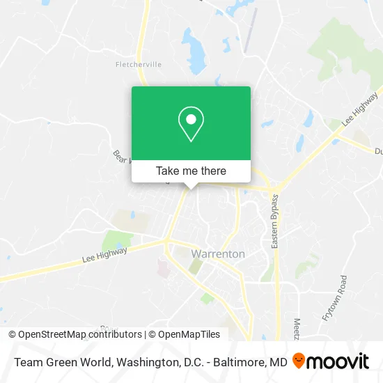 Team Green World map