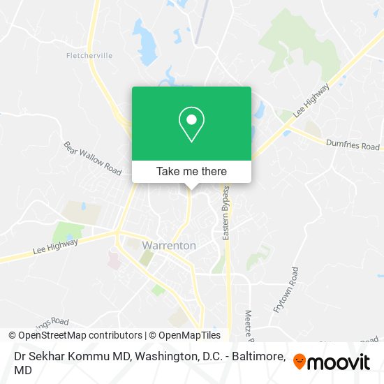 Dr Sekhar Kommu MD map