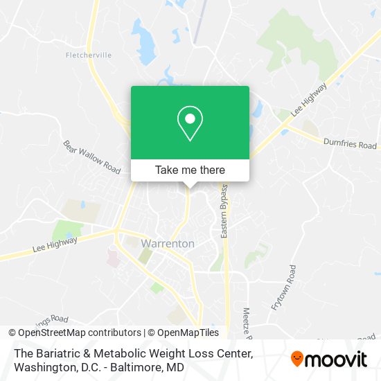 Mapa de The Bariatric & Metabolic Weight Loss Center