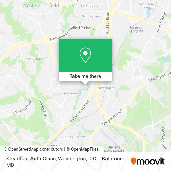 Steadfast Auto Glass map