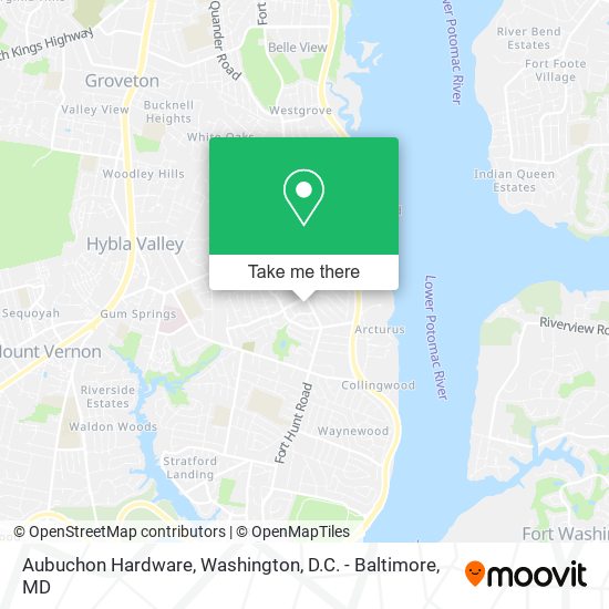 Mapa de Aubuchon Hardware
