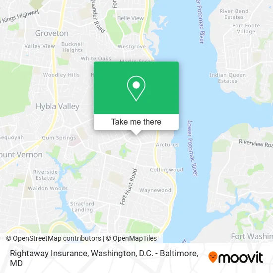 Rightaway Insurance map