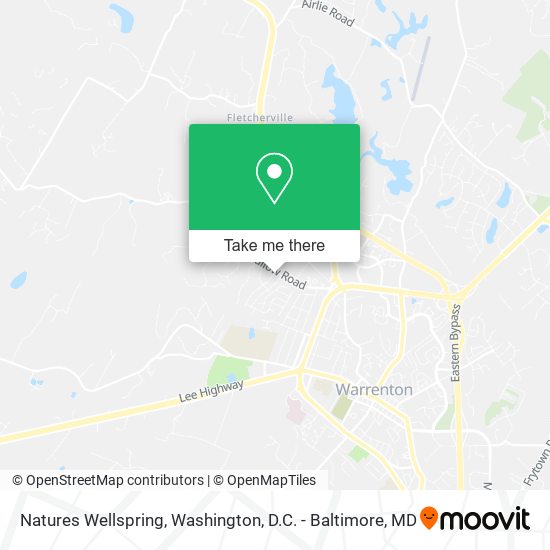Natures Wellspring map