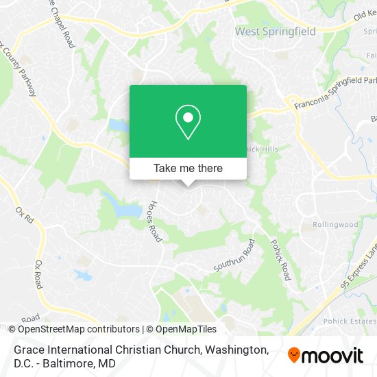 Grace International Christian Church map