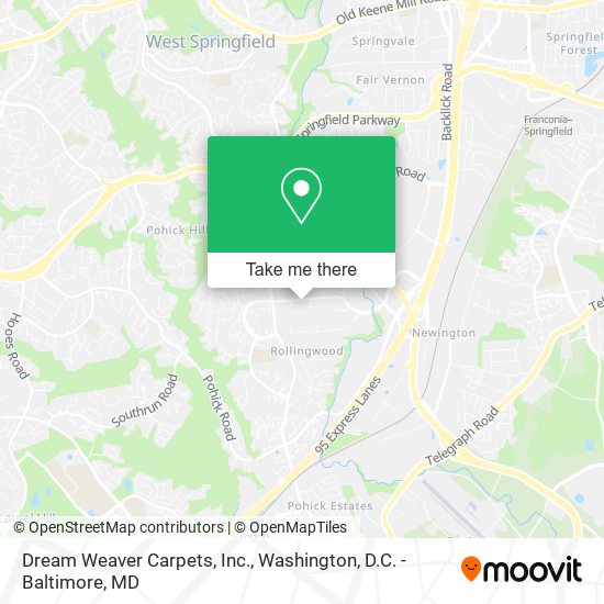 Dream Weaver Carpets, Inc. map