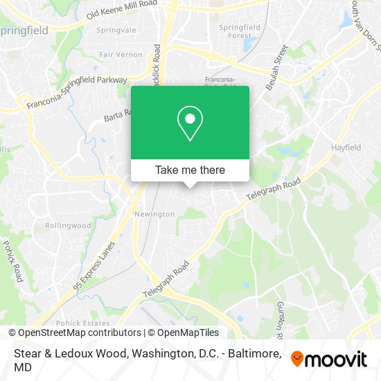 Mapa de Stear & Ledoux Wood