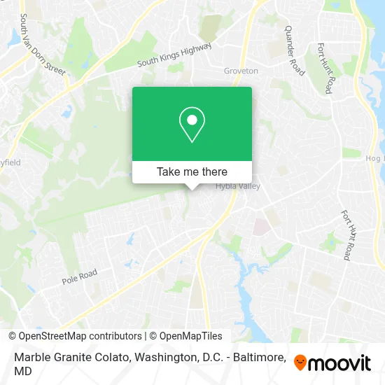 Marble Granite Colato map