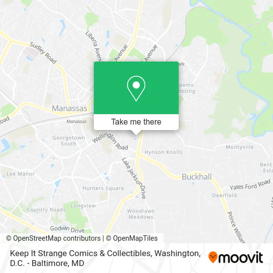 Keep It Strange Comics & Collectibles map