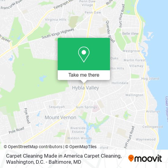 Mapa de Carpet Cleaning Made in America Carpet Cleaning