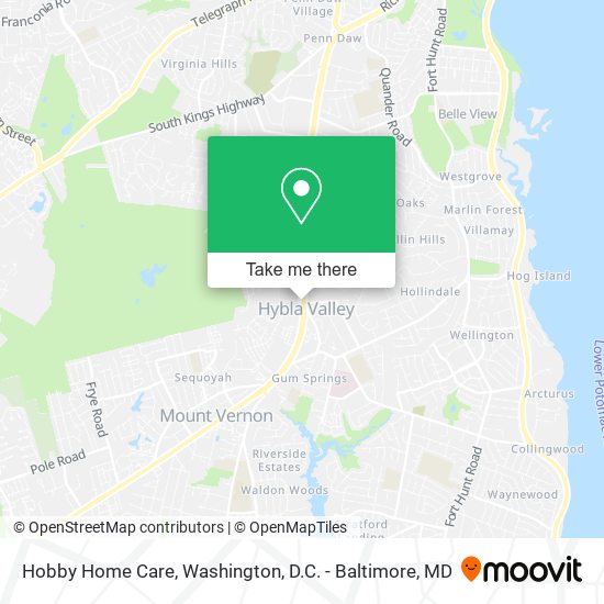 Hobby Home Care map