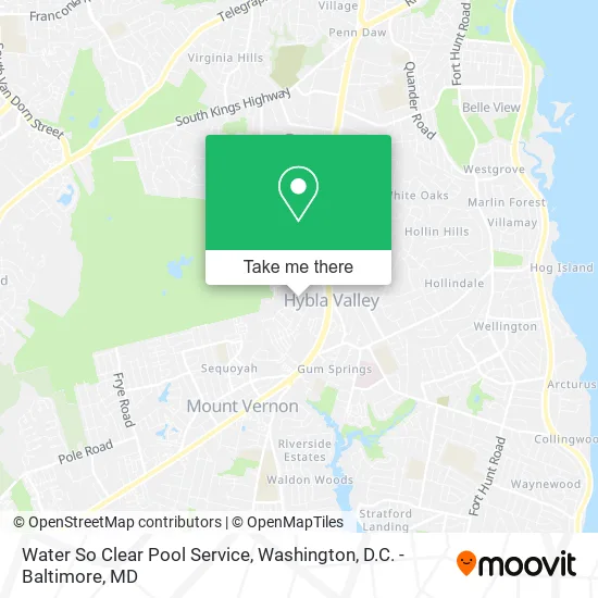 Water So Clear Pool Service map