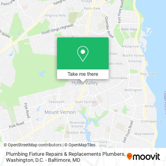 Mapa de Plumbing Fixture Repairs & Replacements Plumbers