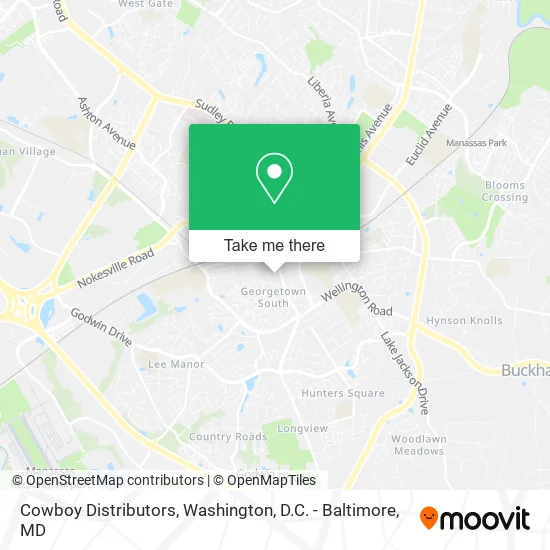 Cowboy Distributors map