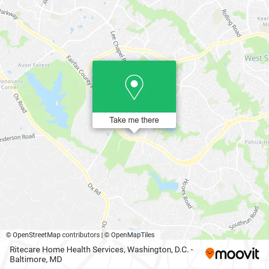 Ritecare Home Health Services map
