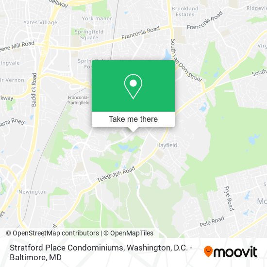 Stratford Place Condominiums map