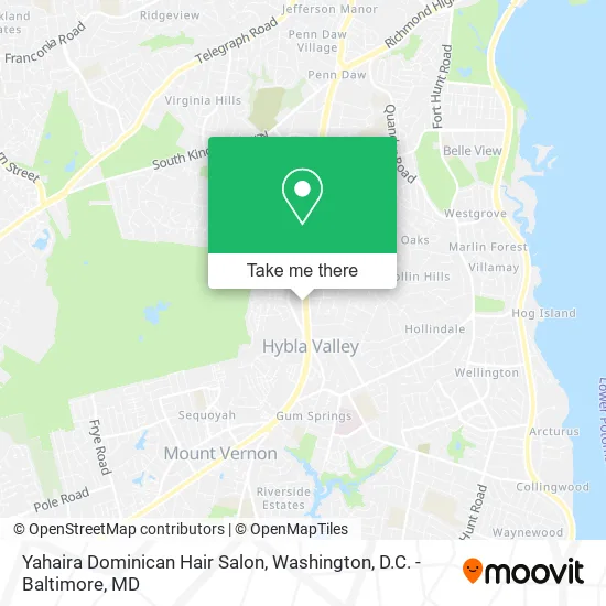 Mapa de Yahaira Dominican Hair Salon