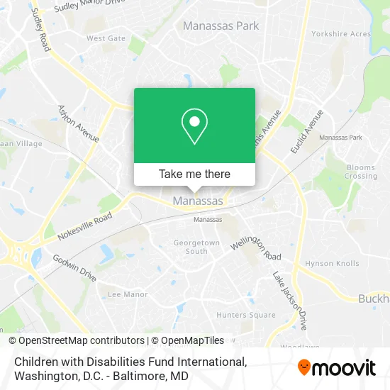 Children with Disabilities Fund International map