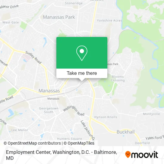 Employment Center map