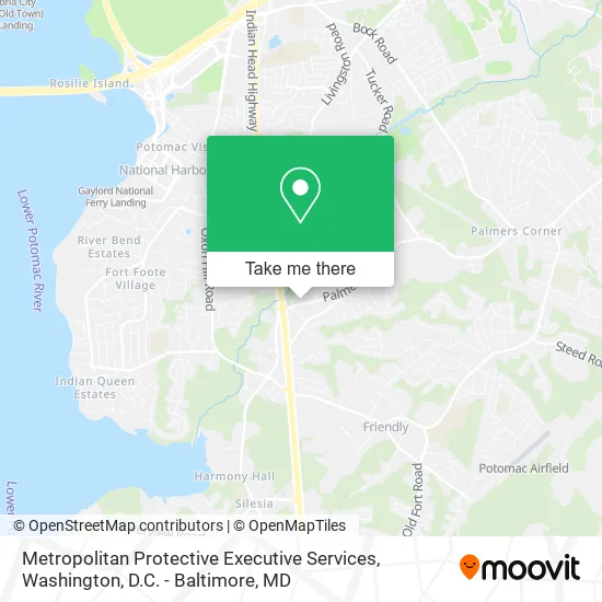 Metropolitan Protective Executive Services map