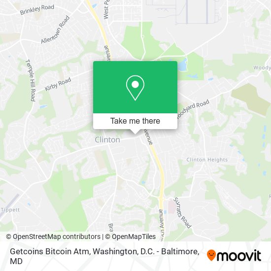 Getcoins Bitcoin Atm map