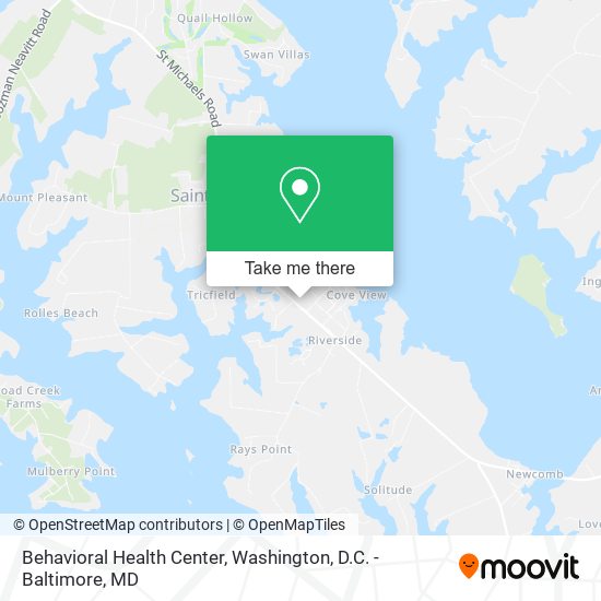 Mapa de Behavioral Health Center