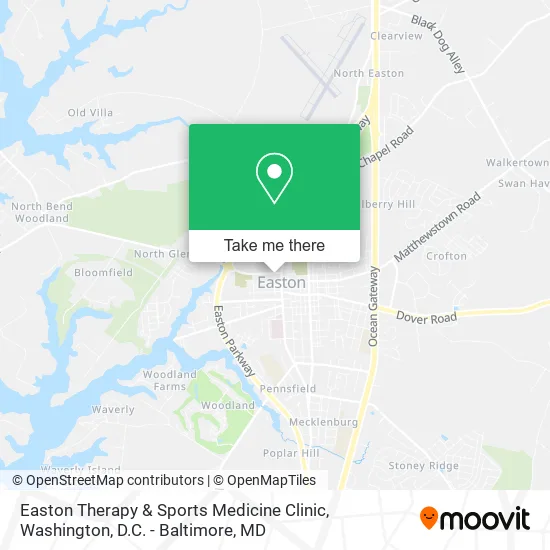 Easton Therapy & Sports Medicine Clinic map