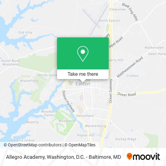 Allegro Academy map